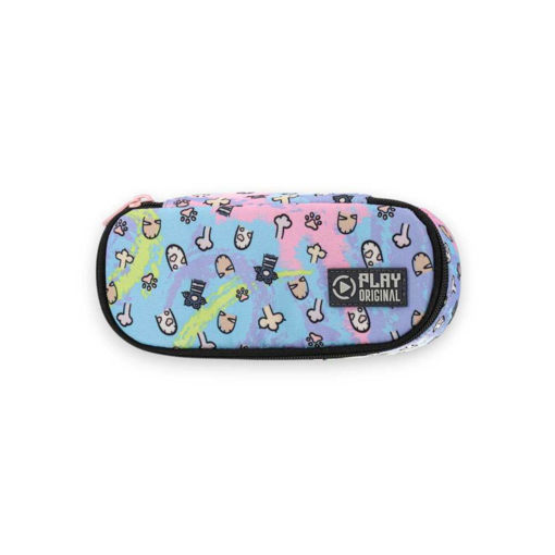 Picture of CAT PAWS BLUE PENCIL CASE